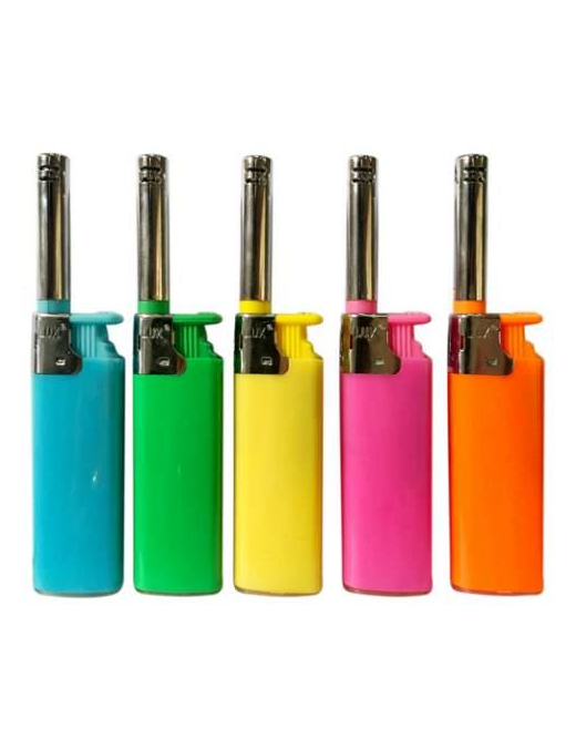 LUX CANDLE GAS LIGHTER ASSORTED COLORS