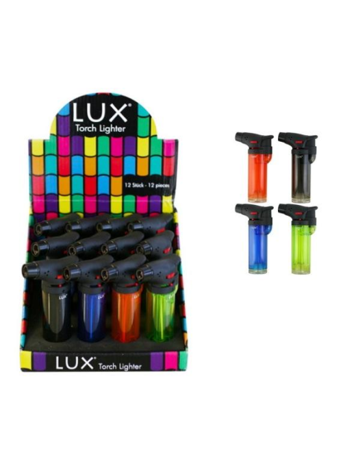 LUX TRANSPARENT LIGHTER ASSORTED COLORS