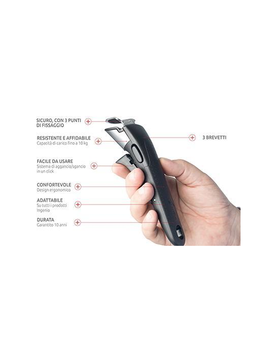 INGENIOUS REMOVABLE BAKELITE HANDLE
