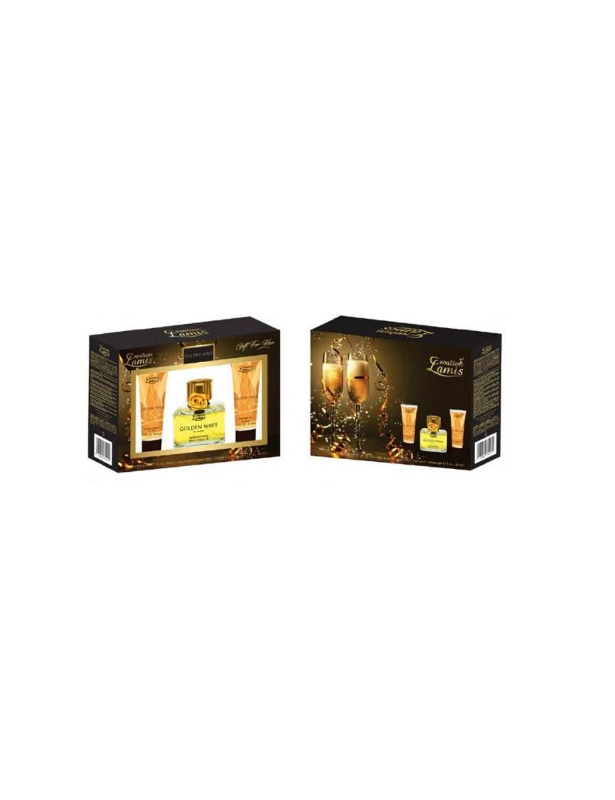 CONFEZIONE REGALO DONNA 3pezzi GOLDEN WAVE WOMEN