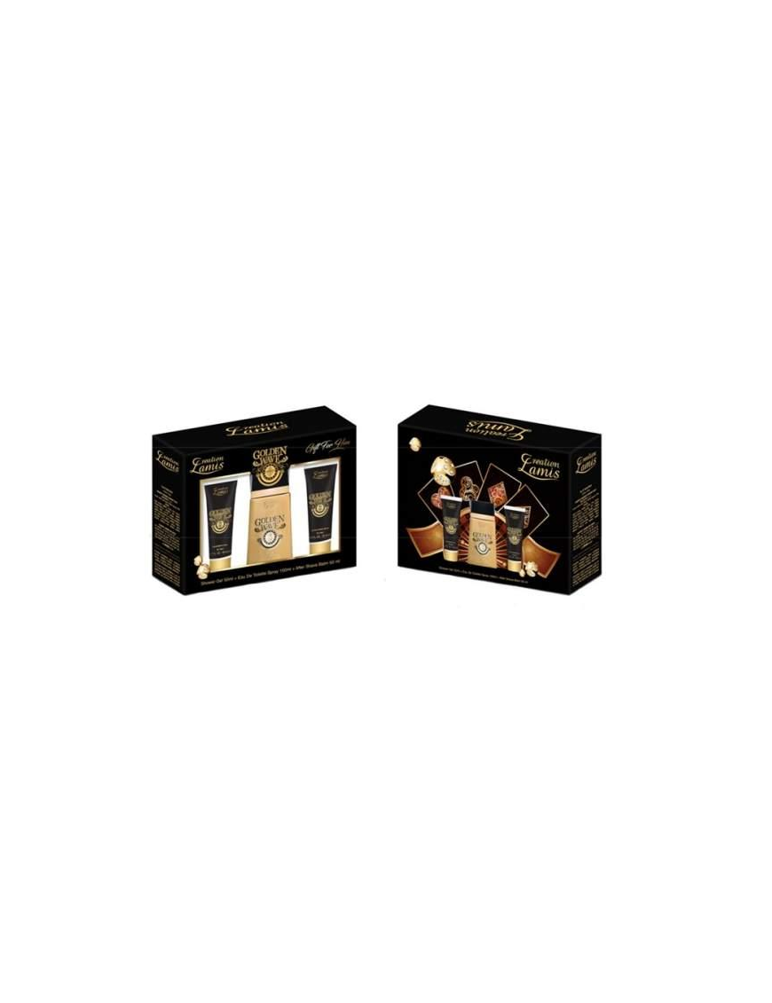 CONFEZIONE REGALO UOMO 3pezzi GOLDEN WAVE MEN