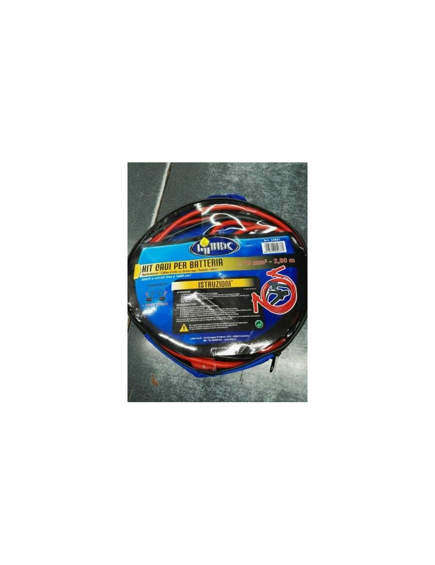LUBEX CAR BATTERY CABLES 10mm 2.8m
