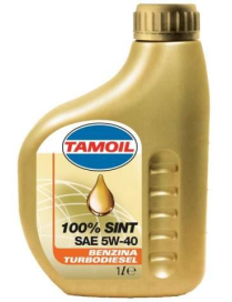 TAMOIL OIL 100% SINT 5WATT40 1lt 0,854kg