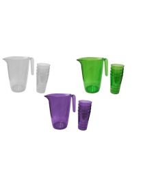 SET CARAFFA + 4 BICCHIERI CRYSTAL