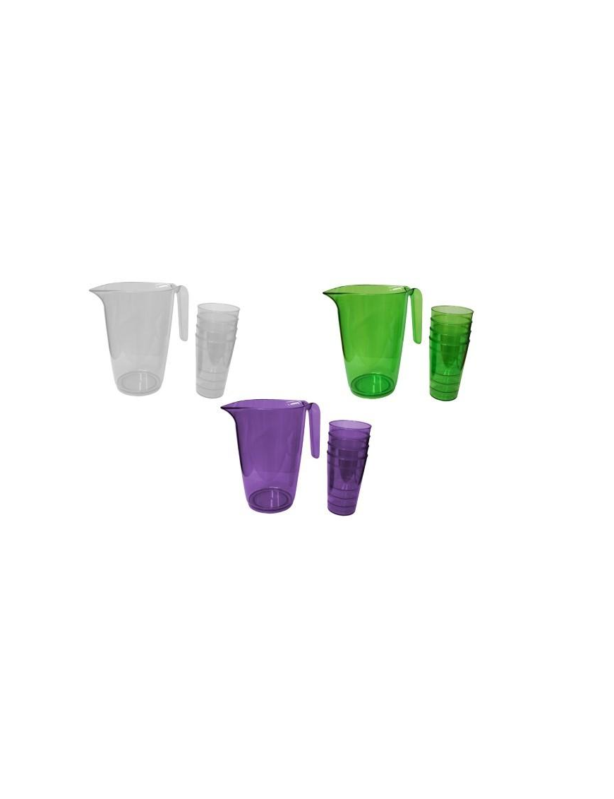 SET CARAFFA + 4 BICCHIERI CRYSTAL