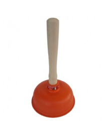 SINK PLUG DIAMETER 12 CENTIMETERS WOODEN HANDLE