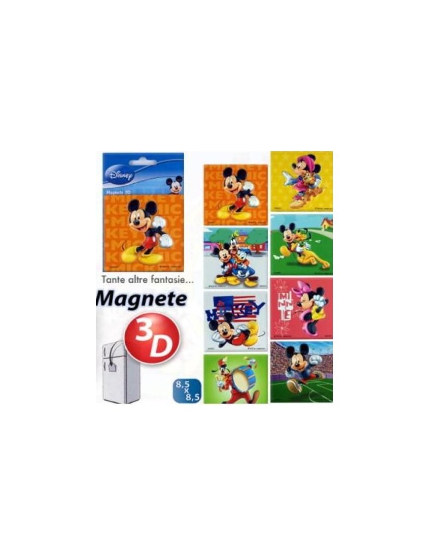 MICKEY MAGNETE 3D 8,5x8cm