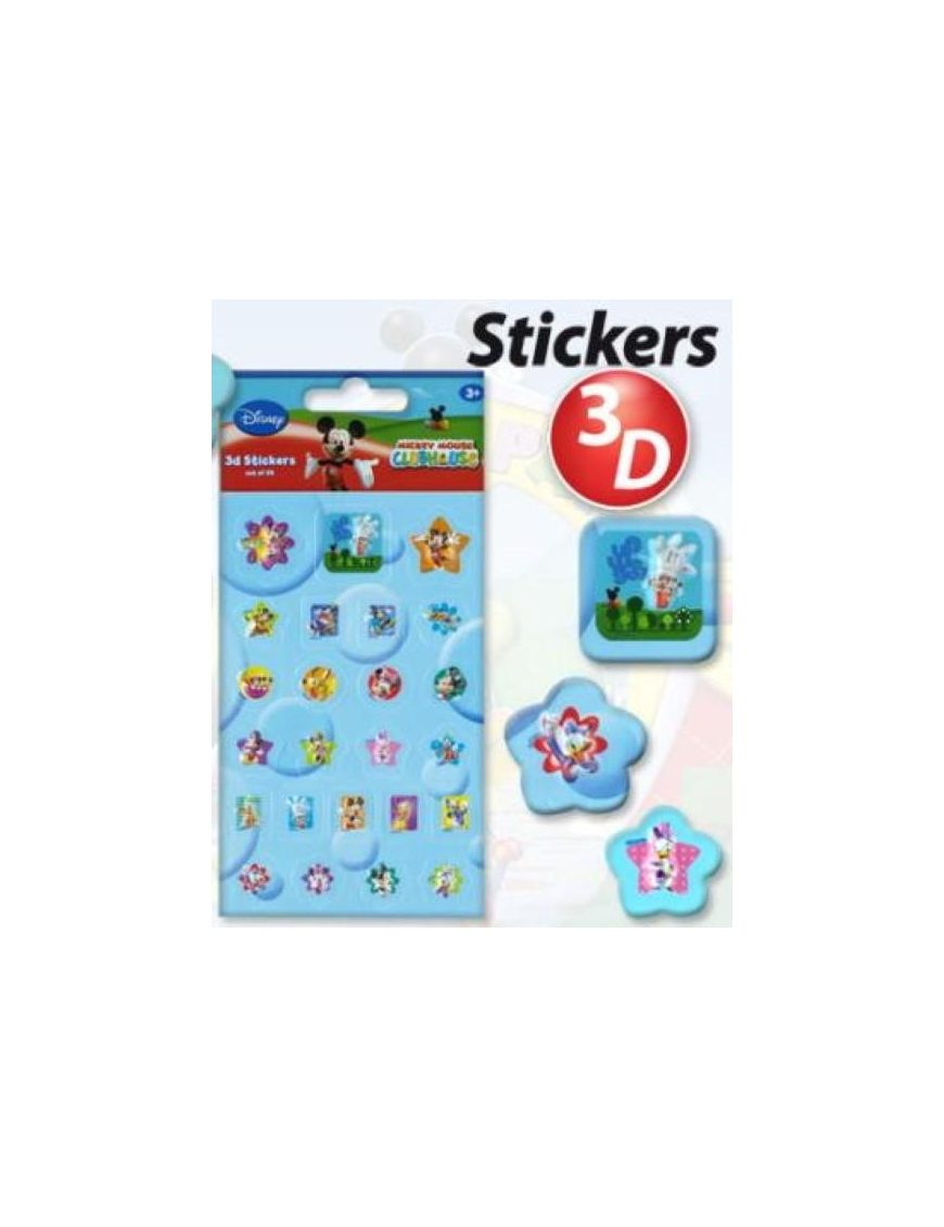 MICKEY STICKERS MINI 3D 24PZ