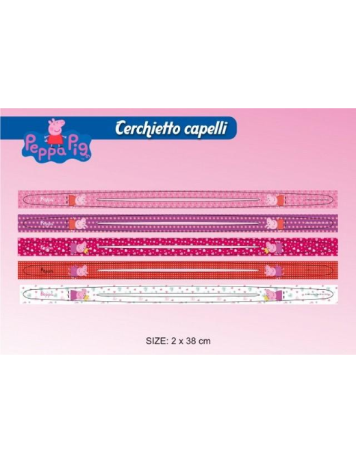 PEPPA PIG CERCHIETTO CAPELLI SIZE 2$$