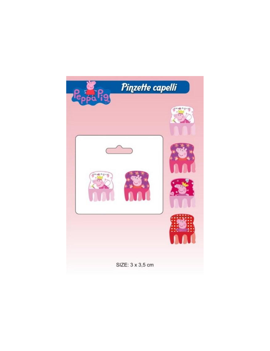 PEPPA PIG PINZE CAPELLI 2pz 0482023$$