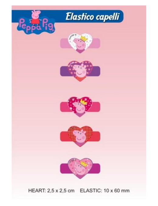 PEPPA PIG ELASTICI CAPELLI 2pz 0482013$$
