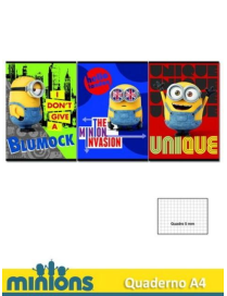 MINIONS QUADERNO RIGATURA 5mm Q0011$$
