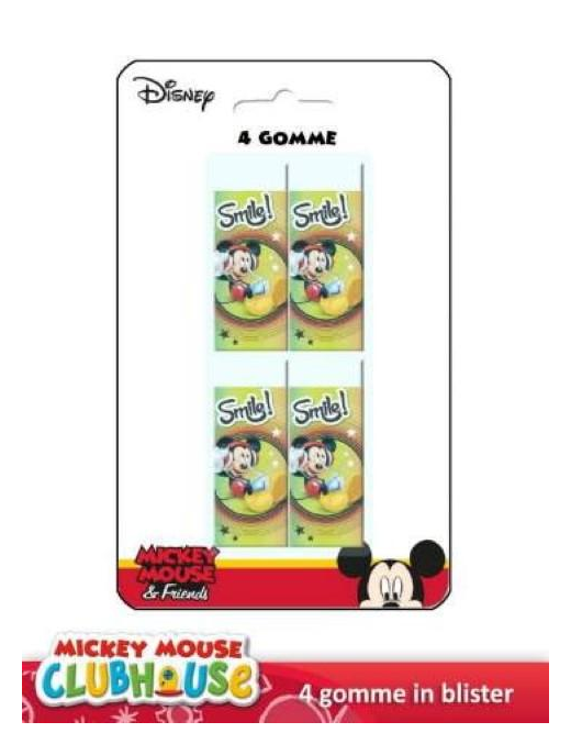 MICKEY GOMMA 4pezzi