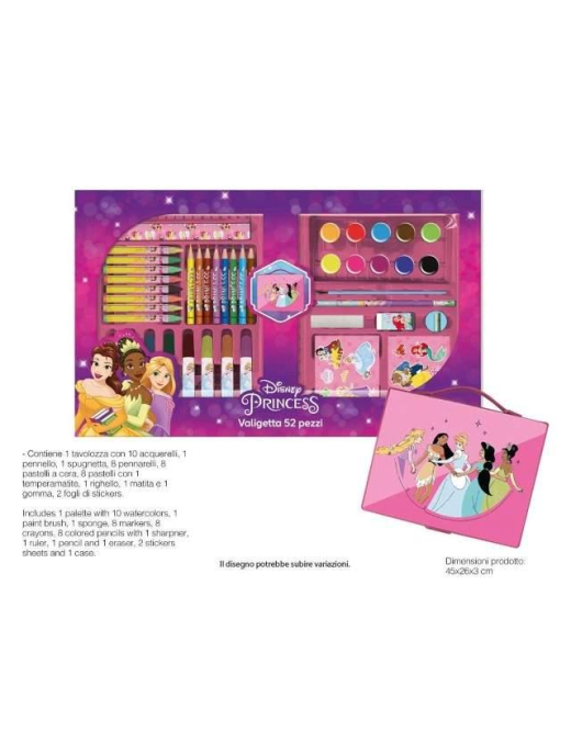 PRINCESS VALIGETTA COLORI 52pezzi