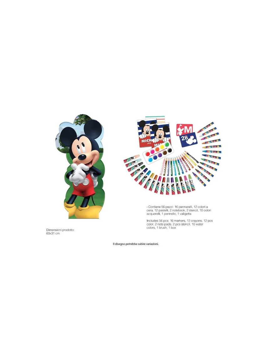 MICKEY COLOR CASE 56 pieces