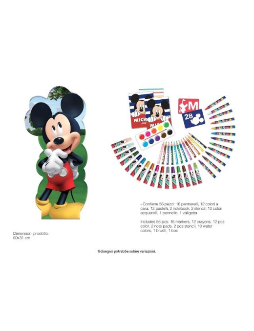 MICKEY COLOR CASE 56 pieces