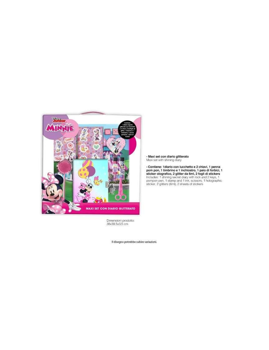 MINNIE MAXI SET CON DIARIO