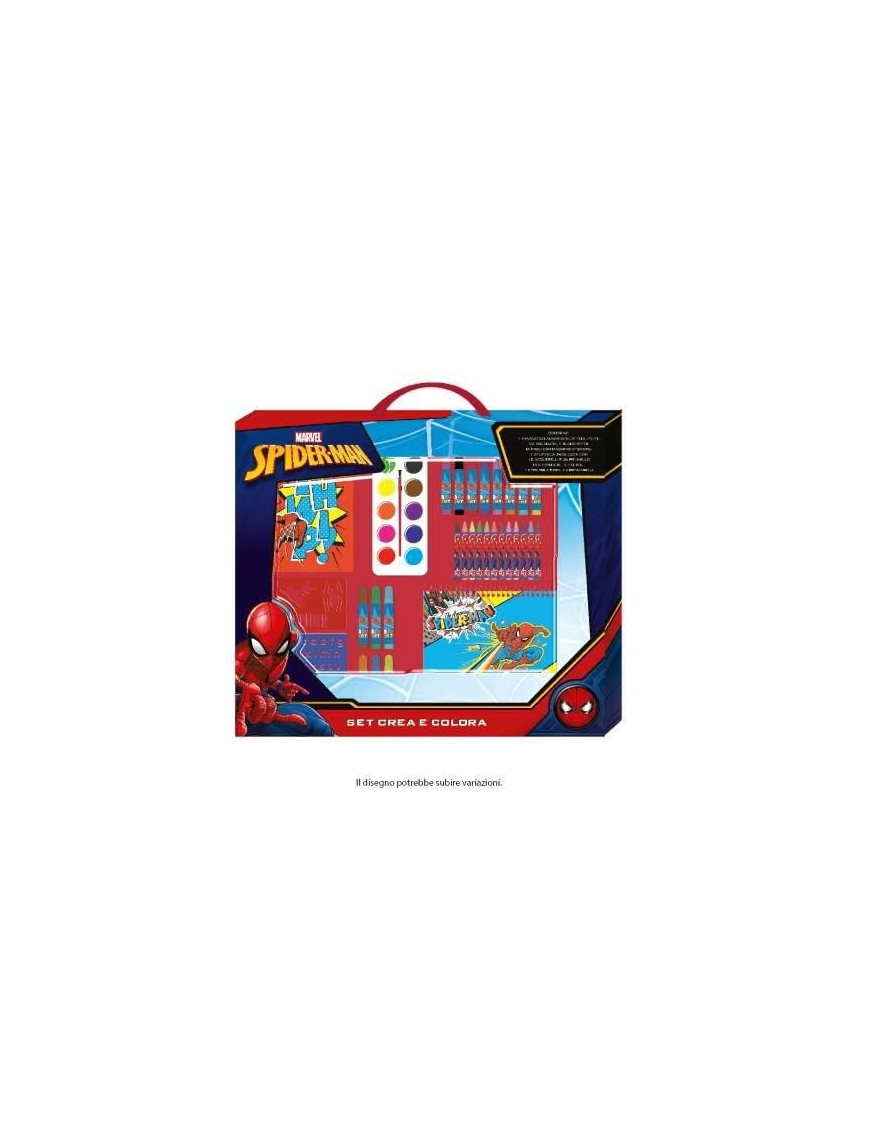 SPIDERMAN SET CREA E COLORA SP0783