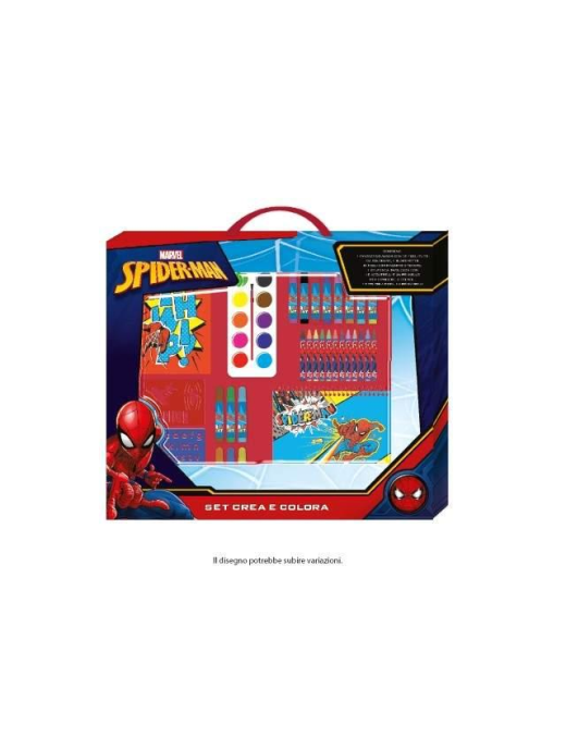 SPIDERMAN SET CREA E COLORA SP0783