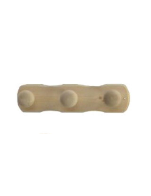 CLEAR 3 PLACE COAT RACK