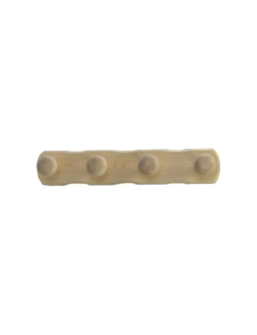 CLEAR 4 PLACE COAT RACK