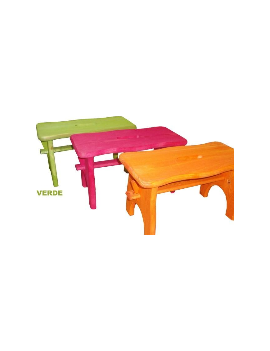 GREEN COLOR WOODEN STOOL