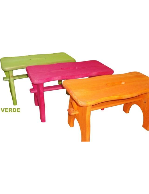GREEN COLOR WOODEN STOOL