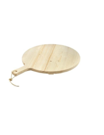 ROUND CHOPPING BOARD WITH FIR HANDLE DIAMETER 34 x 1.8 CM