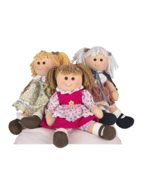 DOLLIES BAMBOLA STOFFA 44cm B295