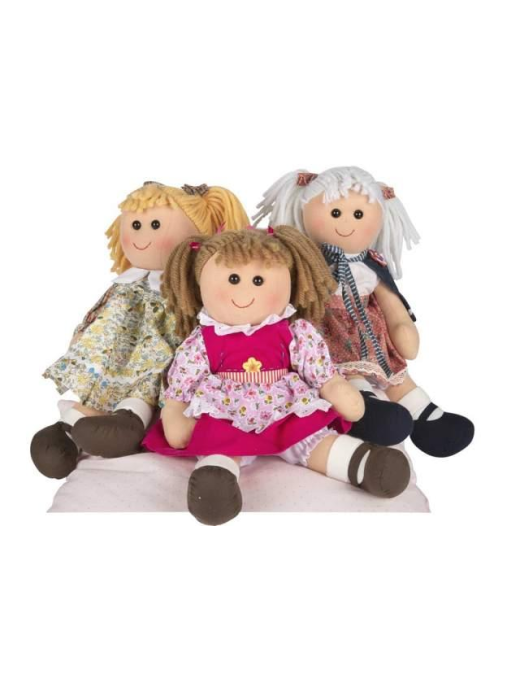 DOLLIES BAMBOLA STOFFA 44cm B295