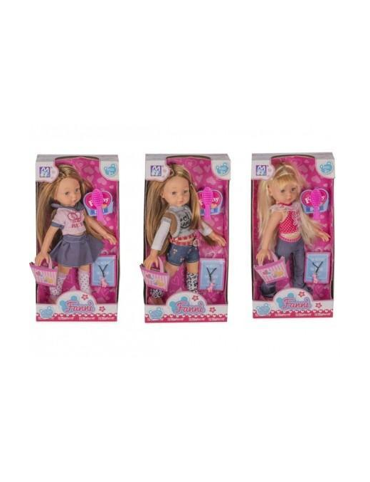 FANNI' BAMBOLA  SNODATA CON ACCESSORI 34 CM