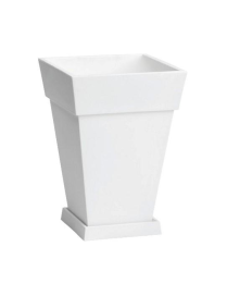 VASE WITH WHITE BAND 37x37x52 CENTIMETERS