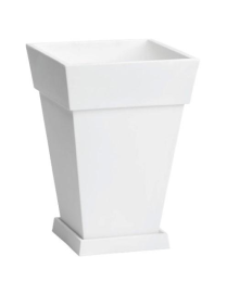 VASO CON FASCIA BIANCO 62x62x86.5 CENTIMETRI