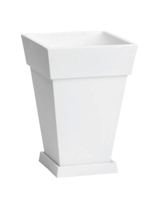 VASE WITH WHITE BAND 62x62x86.5 CENTIMETERS