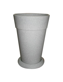 VASE WITH GRANITE BAND 62x86.5 CENTIMETERS