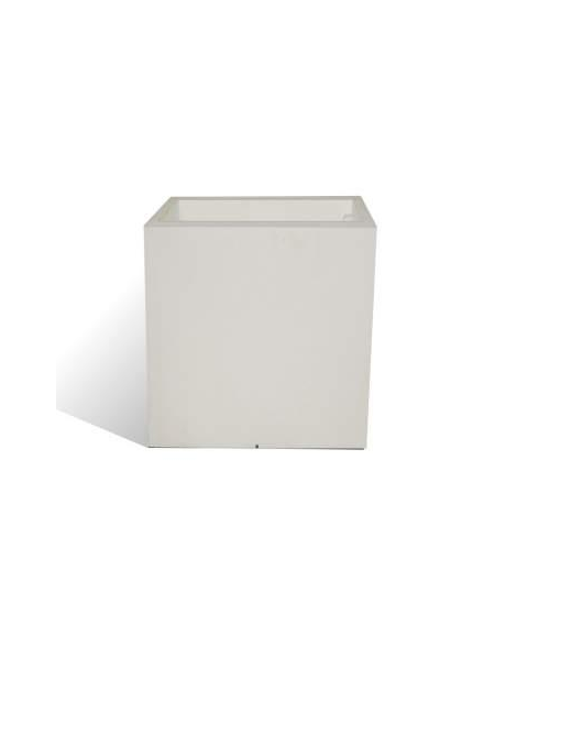 EMOTION VASO QUADRO BIANCO 40x40x40 CENTIMETRI