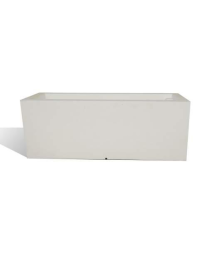 EMOTION VASO RETTANGOLARE BIANCO 100x40x40 CENTIMETRI