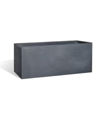 EMOTION VASO RETTANGOLARE ANTRACITE 100x40x40 CENTIMETRI