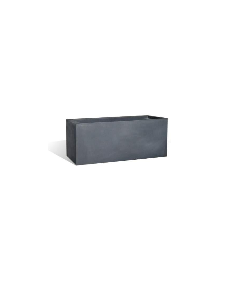 EMOTION VASO RETTANGOLARE ANTRACITE 100x40x40 CENTIMETRI