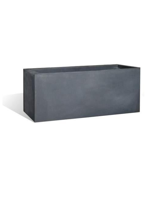 EMOTION VASO RETTANGOLARE ANTRACITE 100x40x40 CENTIMETRI