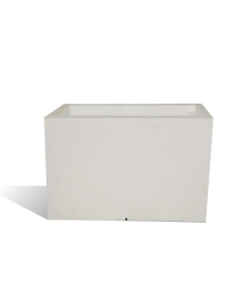 EMOTION VASO RETTANGOLARE BIANCO 100x40x80 CENTIMETRI