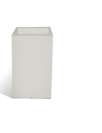EMOTION VASO QUADRO BIANCO 40x40x80 CENTIMETRI