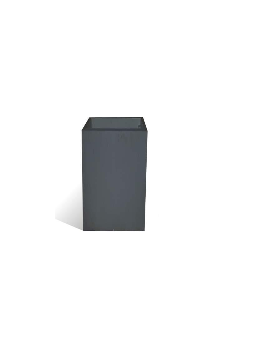EMOTION VASO QUADRO ANTRACITE 40x40x80 CENTIMETRI