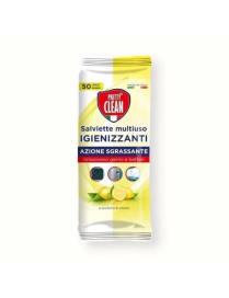 PRETTY CLEAN SALVIETTINE IGIENIZZANTI LIMONE 50pezzi