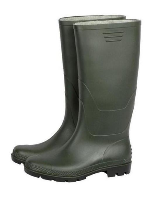 STIVALI PVC ALTO VERDE SUOLA NERA TAGLIA 39