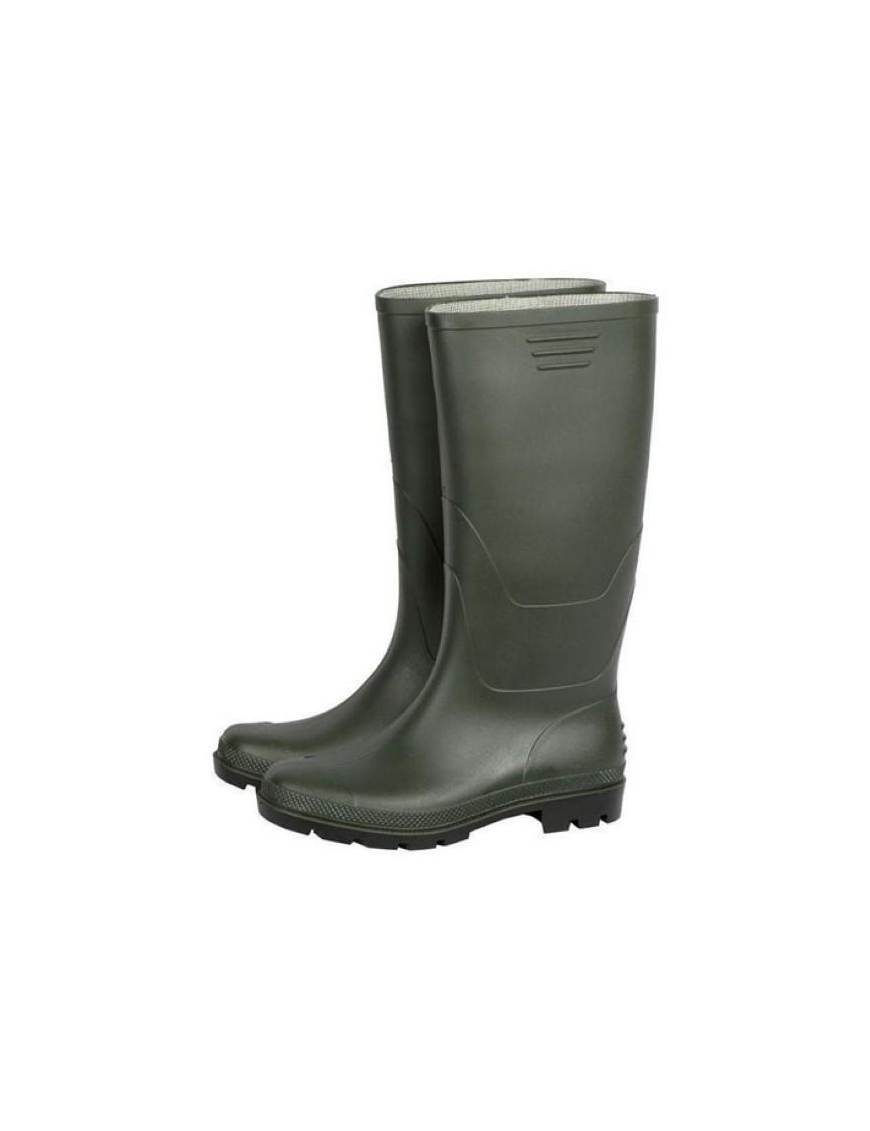 HIGH GREEN PVC BOOTS BLACK SOLE SIZE 40