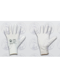 POLYURETHANE WORK GLOVES SIZE 9 WHITE