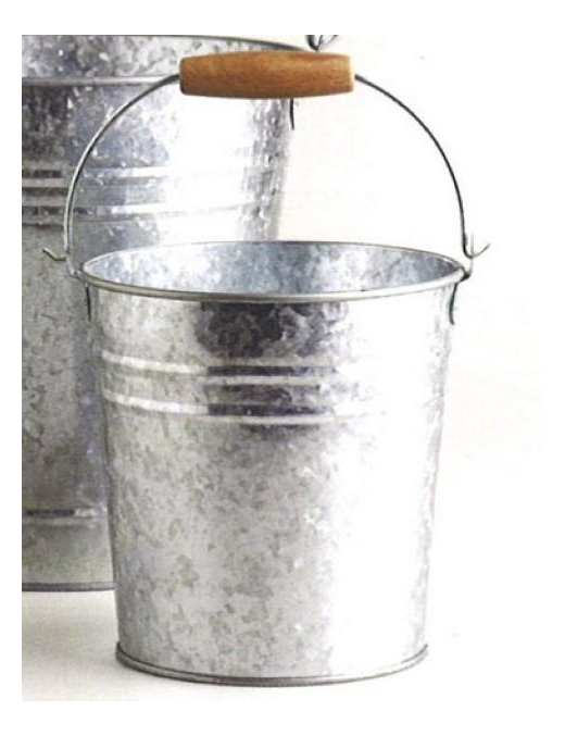 ZINC LINE BUCKET 8lt