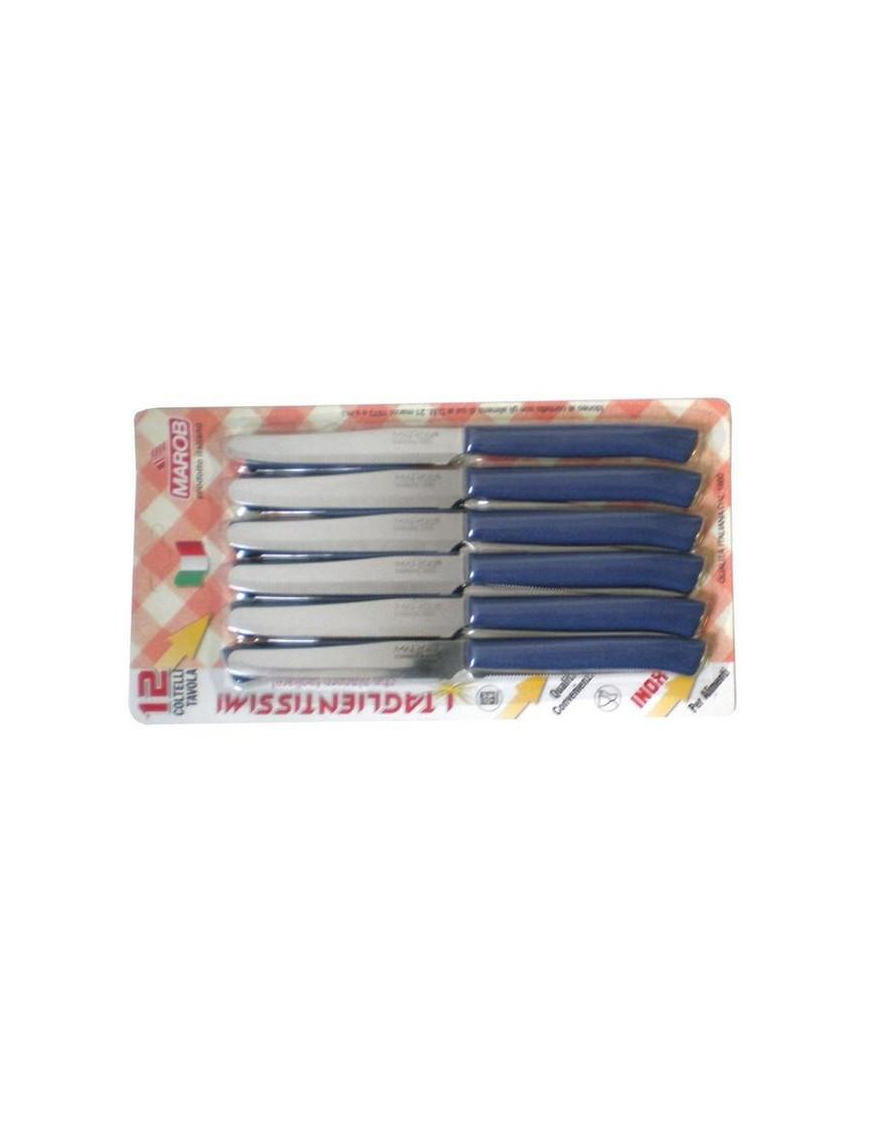 TABLE KNIVES 12 PIECES BLUE