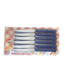 COLTELLI BISTECCA 12 PEZZI BLU